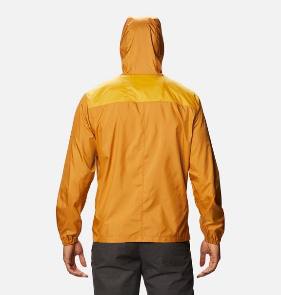 Columbia Flashback Windbreaker Gold For Men's NZ81230 New Zealand